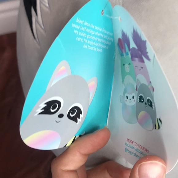 NWT Max the raccoon big original squishmallow kids toy plush stuffed animal 14” - Picture 10 of 10